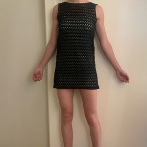 American Apparel Lace backless mini